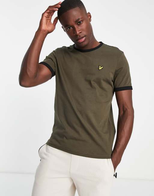 Lyle and scott grey t shirt best sale