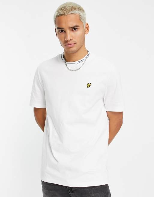 Lyle and scott white t hotsell shirt