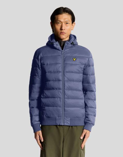 Lyle & Scott wadded jacket in  graystone - view 1