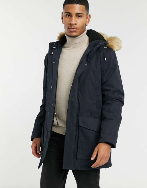 Lyle & Scott Winter Weight Micro Fleece Lined Parka in Anniversary Gol –  Inocencia