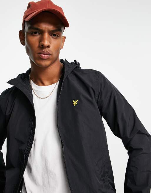 Zip through hooded discount jacket lyle and scott