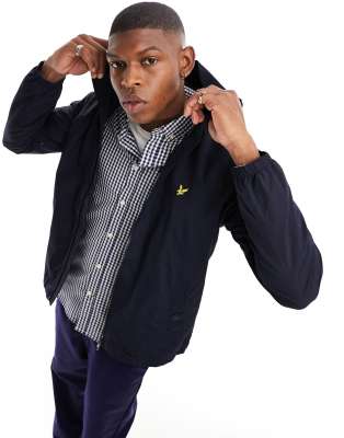 Lyle & Scott Zip Through Hooded Jacket in Navy