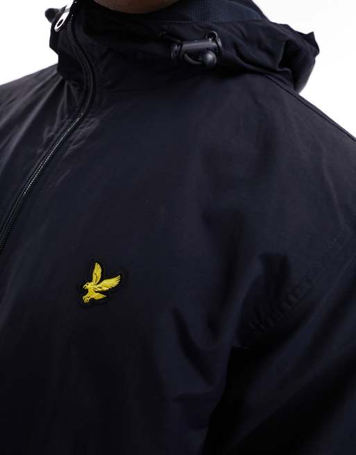 Lyle & Scott zip through hooded jacket in navy  , 2 of 4
