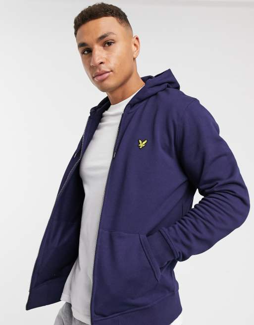 Lyle and scott online navy hoodie