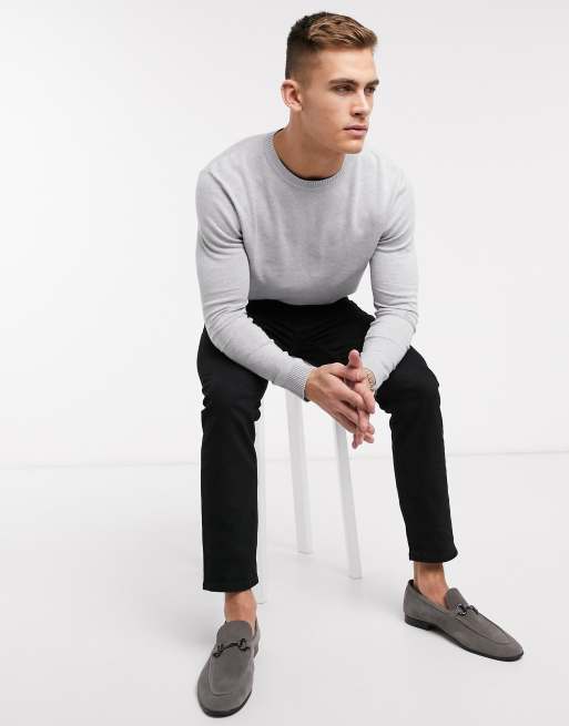 Lysegrå bomuldstrøje fra ASOS DESIGN, 4 af 4