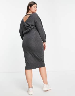 overlay jumper dress