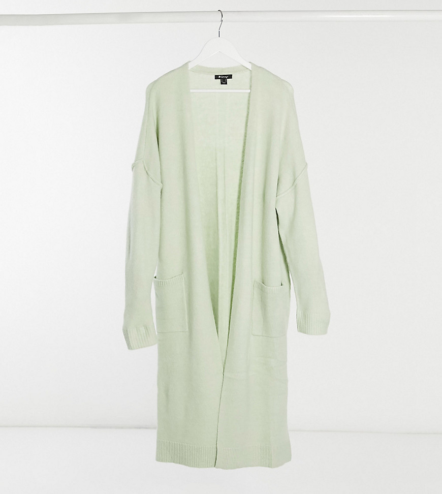 M Lounge Curve relaxed cardigan-Green