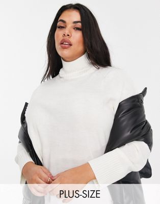 M Lounge Curve ultimate relaxed high neck jumper