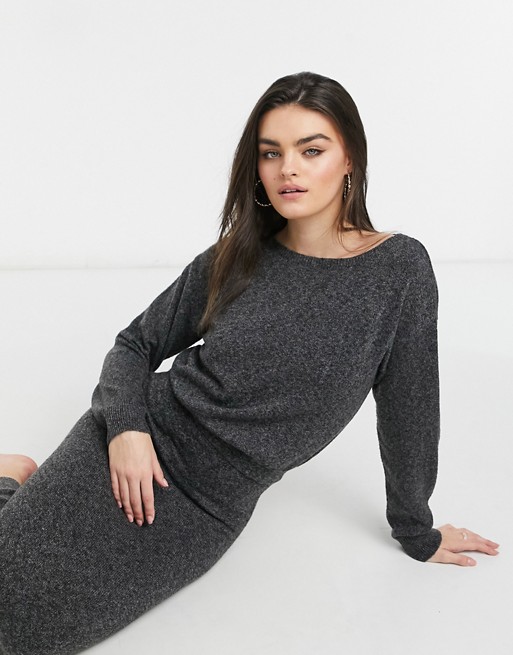 M Lounge knitted midaxi overlay dress