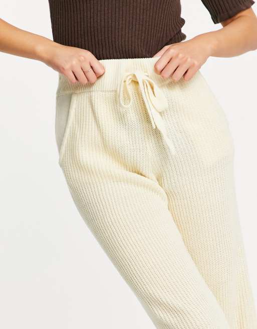 M Lounge – Locker geschnittene Strick-Jogginghose, Kombiteil, 3 von 4