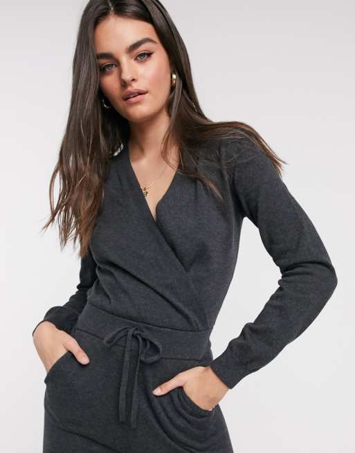 Long sleeve 2025 lounge jumpsuit