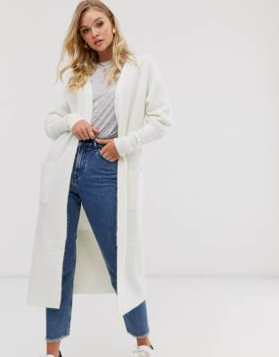 ribbed oversized cardigan