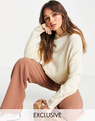 M Lounge oversized knitted hoodie co-ord