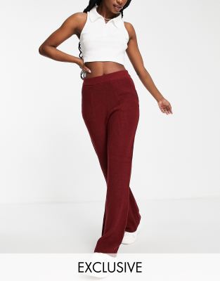 M Lounge wide leg knitted trousers co-ord - ASOS Price Checker