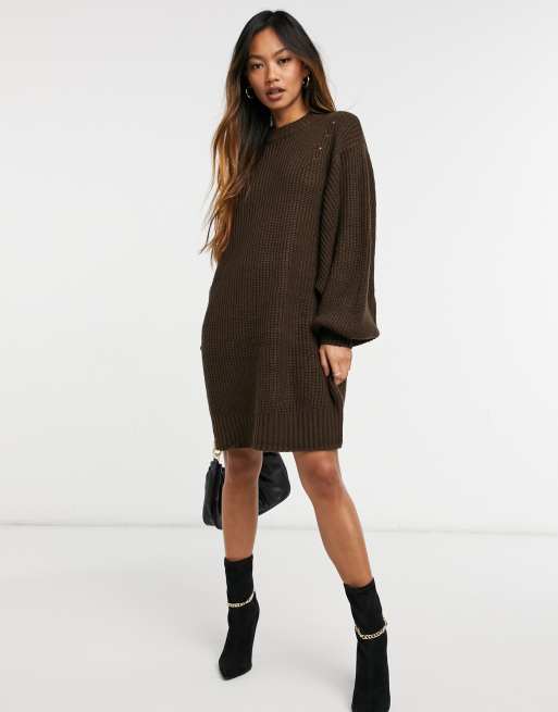 M Lounge relaxed knitted jumper dress