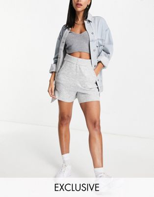 M Lounge relaxed knitted shorts co-ord