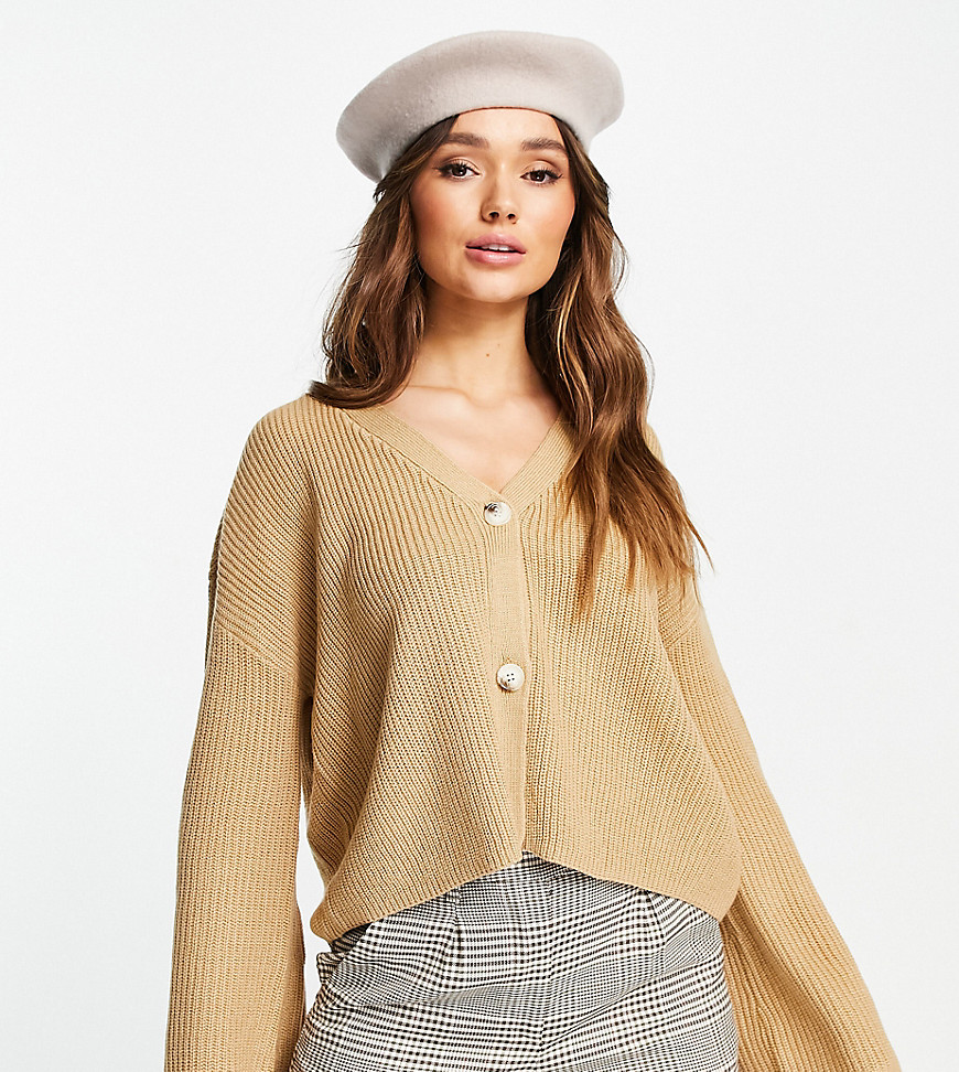 M Lounge ultimate relaxed cardigan-Brown
