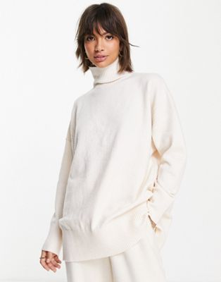 M Lounge ultimate relaxed high neck jumper