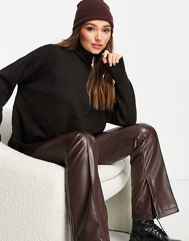 M Lounge - ultimate relaxed high neck jumper