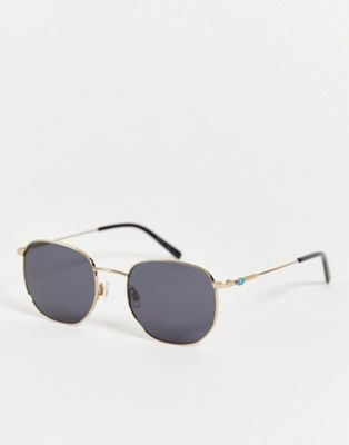 M Missoni classic retro sunglasses in gold