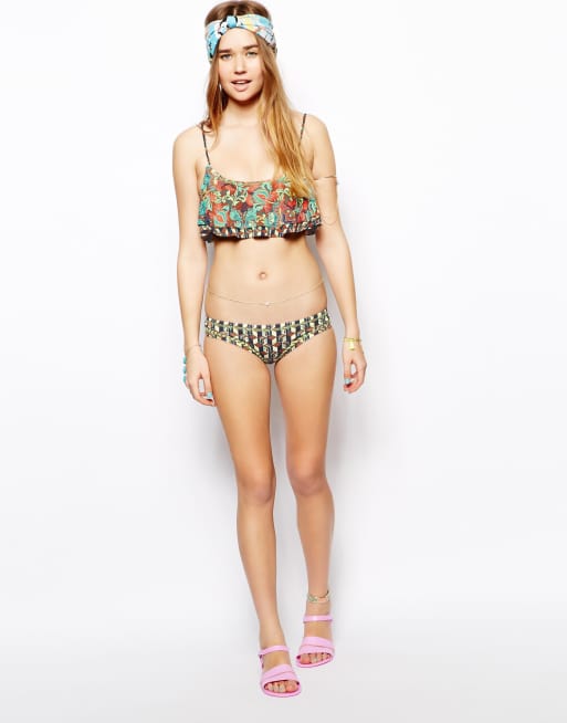 Maaji Garden Admiral Signature Cut Bikini Bottoms ASOS