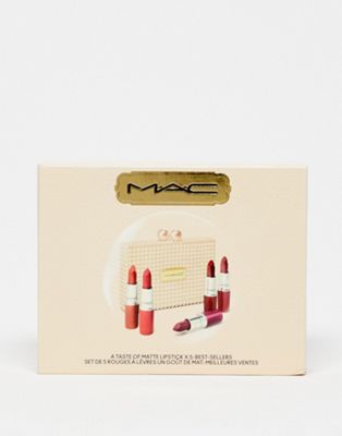 MAC A Taste Of Matte Lipstick 5 Piece Gift Set (save 40%)