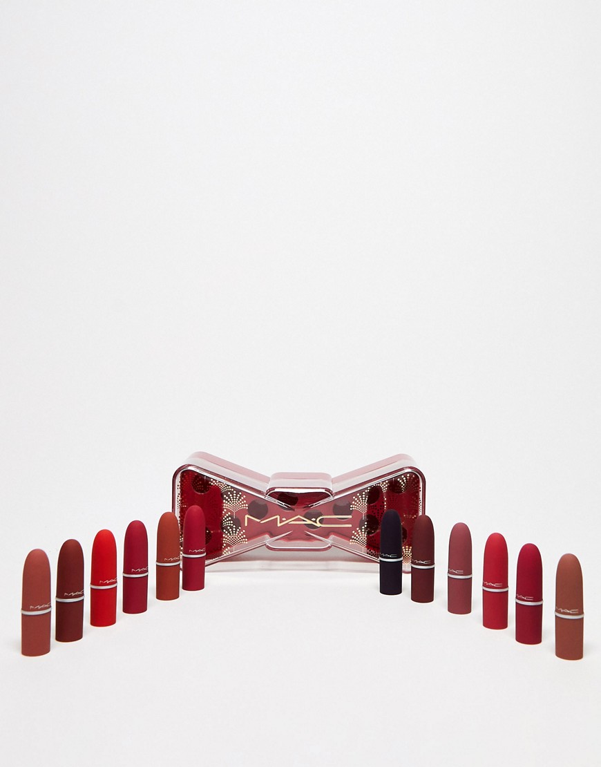 MAC Celebrate In Color Powder Kiss Lip Vault Gift Set (save 49%)-Multi