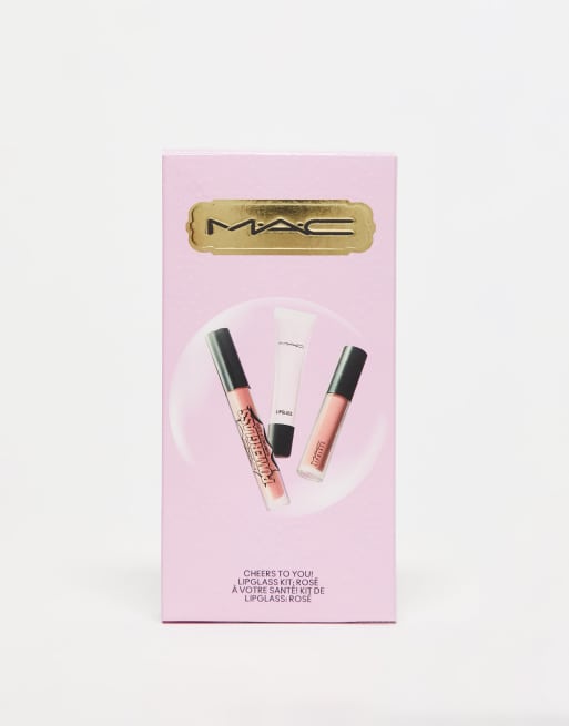 MAC – Cheers To You! – Läppglans i gåvoset – Rose (spara 48%)