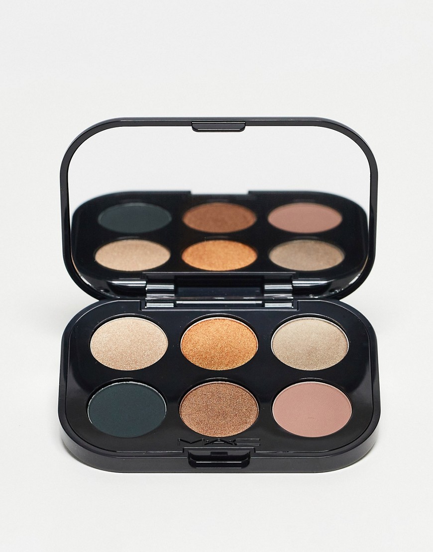 MAC Connect In Colour 6-Pan Eyeshadow Palette - Bronze Influence-Multi