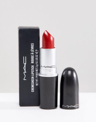 mac brave red lipstick