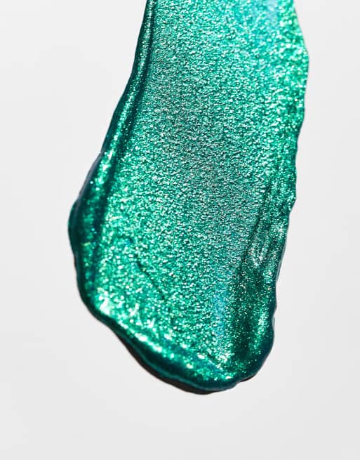 MAC – Dazzleshadow – Flytande, metallisk ögonskugga – Telephathic Teal, 3 av 4
