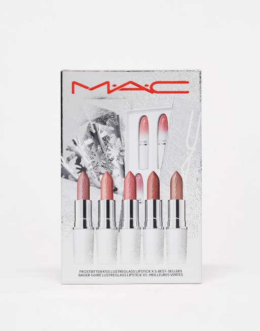MAC - Frostbitten Kiss - Lustreglass - Coffret de rouges à lèvres (42 % d'économie)