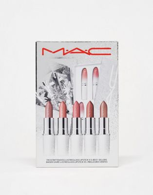 MAC Frostbitten Kiss Lustreglass Lipstick Set (save 42%)