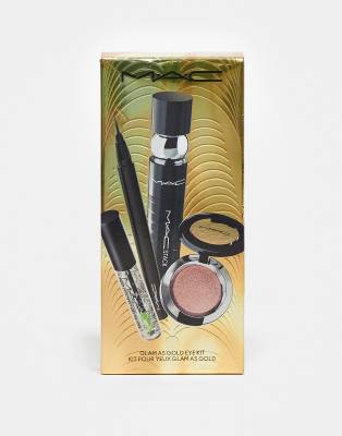 MAC – Glam As Gold Eye Kit – Set med sminkprodukter – Spara 38%