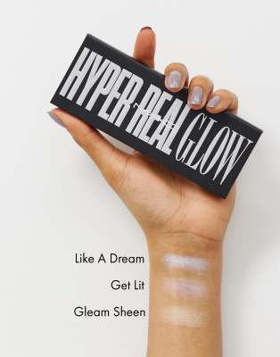 mac highlighter palette hyper real glow