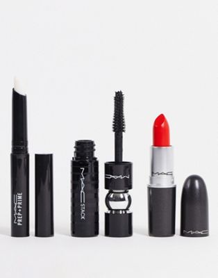 MAC Lashes To Lips Kit: Relentlessly Red (save 26%)
