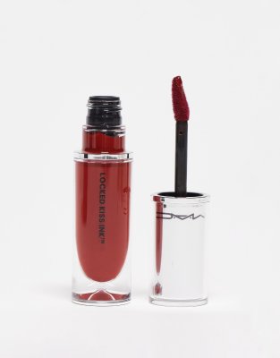 Mac Unisex Red Locked Kiss Ink Lipcolour - Poncy