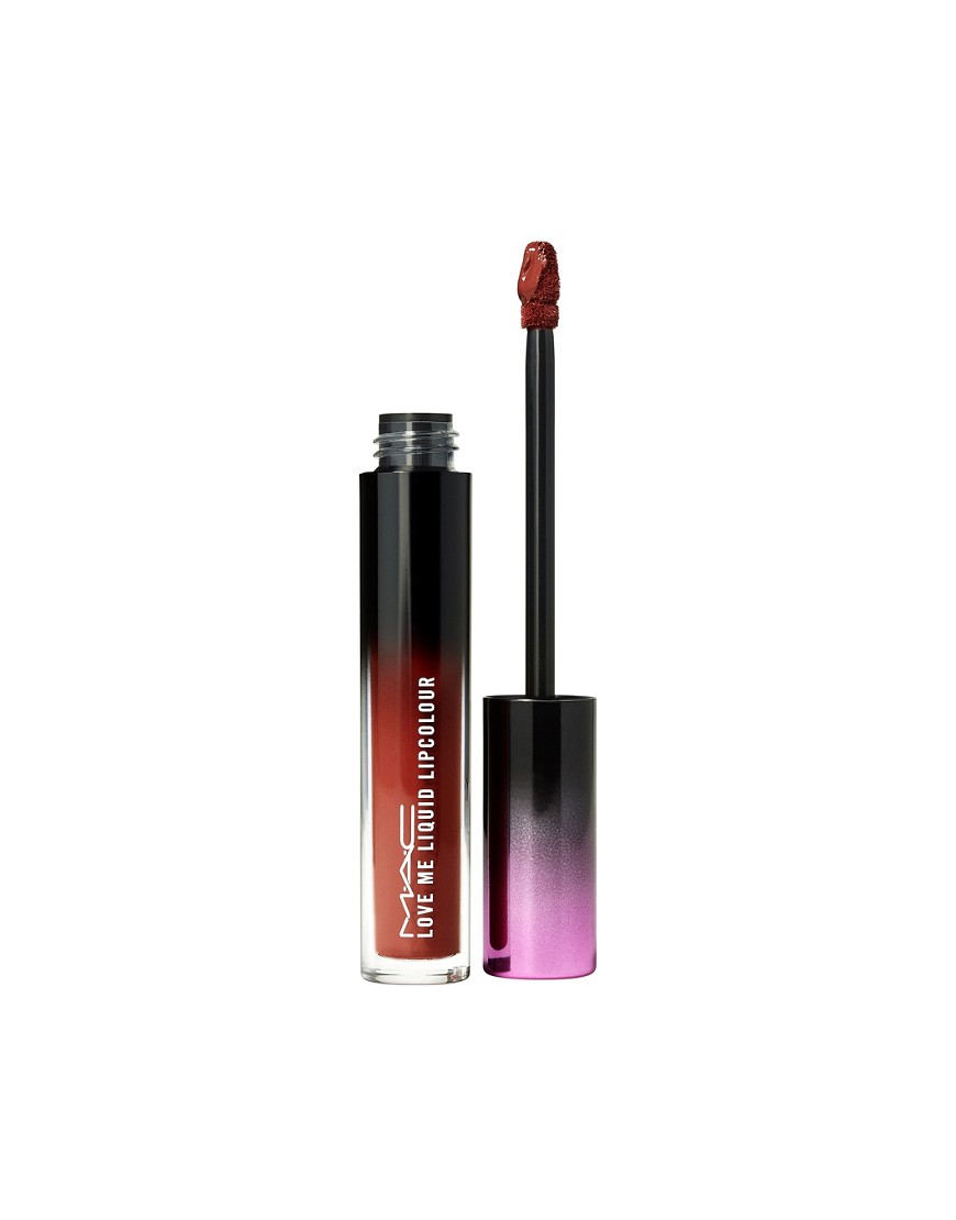 Mac Love Me Liquid Lipstick - Bated Breath-brown