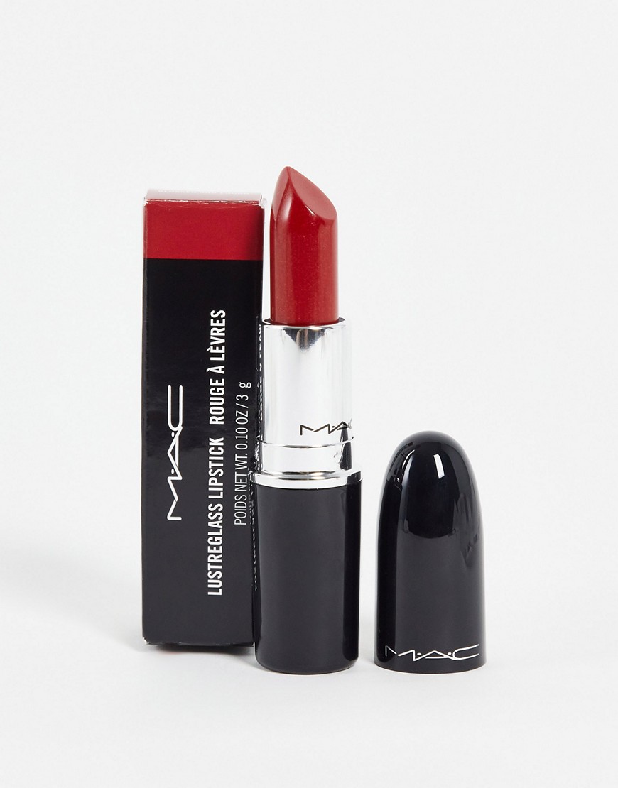 Mac Lustreglass Sheer-shine Lipstick - Glossed And Found-red