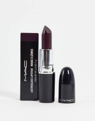 MAC LUSTREGLASS SHEER-SHINE LIPSTICK - SUCCUMB TO PLUM-PURPLE,773602609772 US