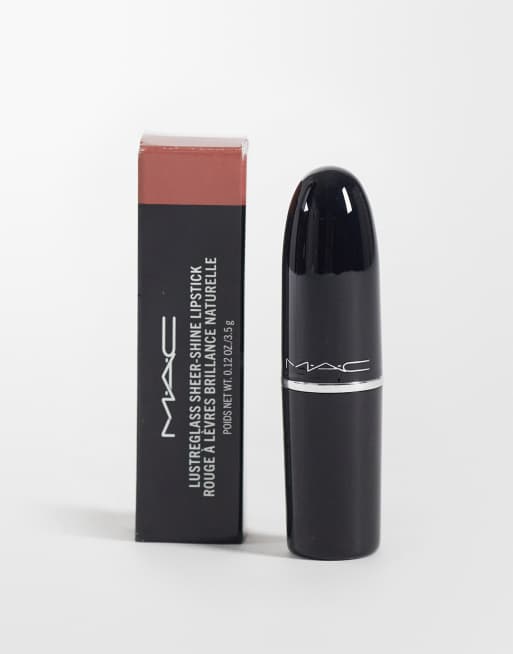 MAC – Lustreglass Sheer-Shine Lipstick – Szminka – Hug Me, 4 z 4