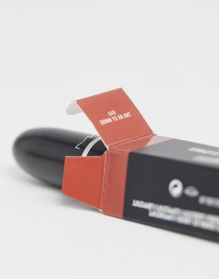 mac lipstick down to an art