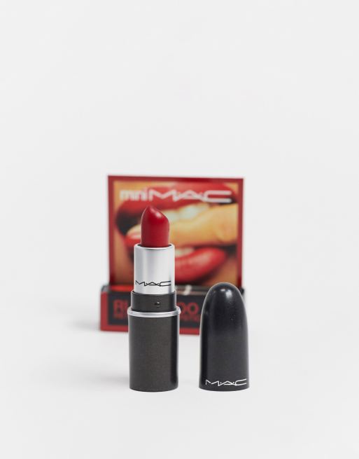 Mac Mini Mac Matte Lippenstift Ruby Woo Faoswalim