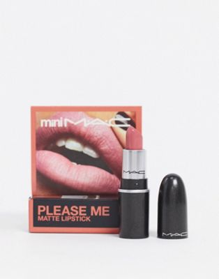 MAC Mini MAC Traditional Matte Lipstick - Please Me - ASOS Price Checker