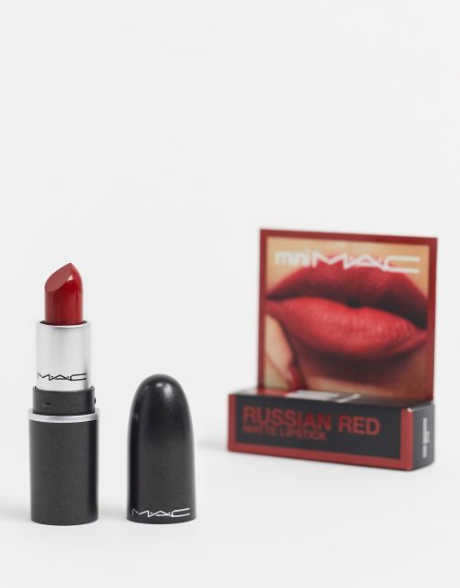 Analytisk Distribuere Hovedkvarter MAC Mini MAC Traditional Matte Lipstick - Russian Red | ASOS