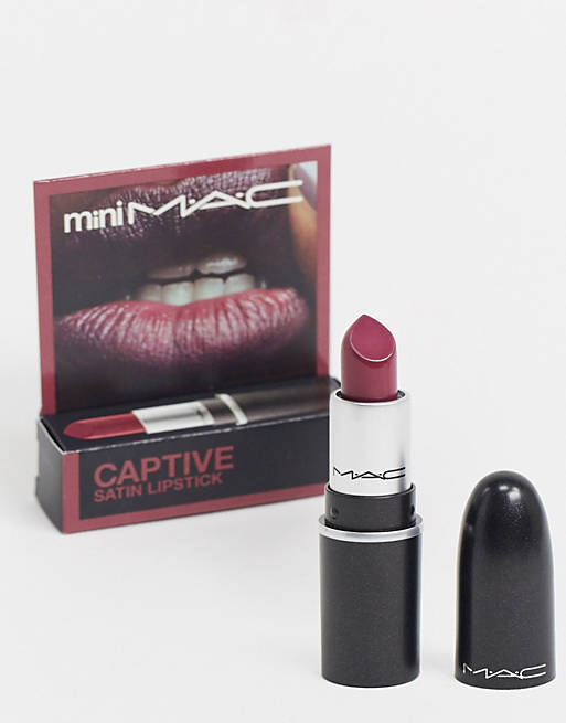 MAC Mini MAC Traditional Satin Lipstick - Captive
