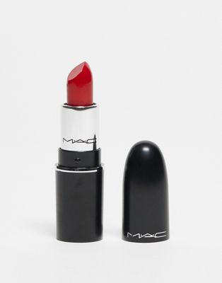 Mac Mini Ximal Silky Matte Lipstick - Ruby Woo-red In White