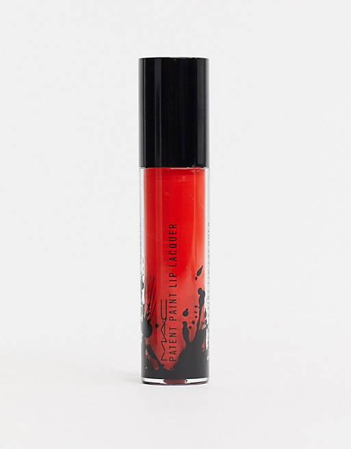 MAC – Patent Paint Lip Lacquer – Flytande läppstift i nyans Red Enamel
