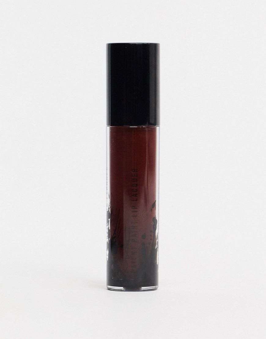 MAC Patent Paint Lip Lacquer In Polished Prize-Purple