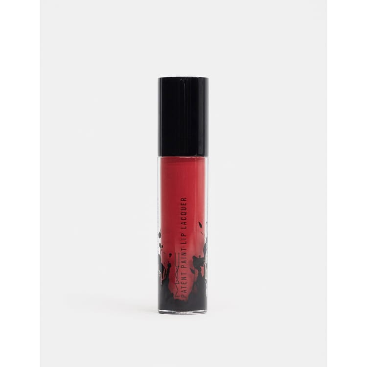 m.a.c patent paint lip lacquer NIB MAC Cosmetics ~ LAQUERED UP ~ Polish Lip Gloss DISCONTINUED Create a bold pout with a range of sassy melted shades and let them stare. Mac Polished Prize Patent Paint